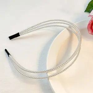 여성 외출 패션 헤어 액세서리 예쁜 진주 머리띠 성인핀 악세사리 무지