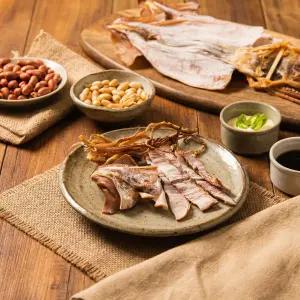 씹을수록 고소한 전통 자연건조 마른 오징어 캠핑용 술안주 10미