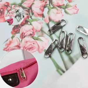 비너방식 DIY 옷 수리 실버 가방 5P 지퍼 리폼 교체