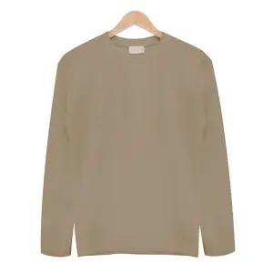 무지 총알 원단 티셔츠 MOD007 베이지긴팔무지 면티 면무지 빅사이즈 남성 남자