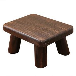 현관 낮은 사각 풋스툴 원목 원목스툴 수납스툴 의자 우드