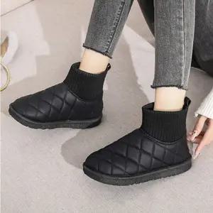베베라 패딩 니트 삭스 부츠 DS-0256여성 여자 슈즈 신발 누빔 겨울 방한 발목 양말