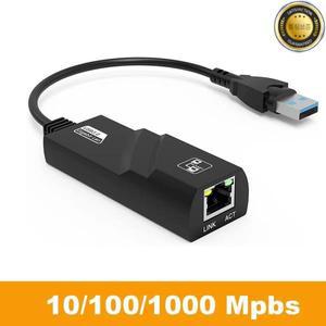 101001000Mbps USB 3.0 유선 USB-Rj45 Lan 이더넷 어댑터 네트워크 카드(PC Macbook Windows 10 노트북용)