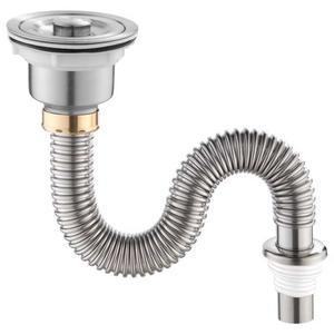 배관 38 데코캡 배수관 관 싱크대 자바라 호스 연결 스텐 1세트 냄새방지마개 씽크대