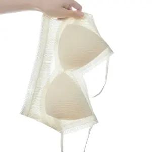 트루리즈 헤링본 브라렛 백리스 레이스 끈나시탑 나시 몰드 누디 끈형 일체형 캡내장 노와이어 시원한 브라