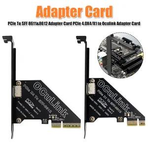 1 PC PCIe-SFF 86118612 어댑터 카드 PCI Express-SFF-8612 확장 PCIE 외부 Oculink SFF-8612
