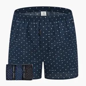 국산  폴밋 순면 남성 빅사이즈 트렁크 팬티 세트 3매입 남자 사각 속옷 아빠 컬러 110 120 PMT811-5B