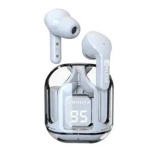 아남 투명 클리어 바디 v5.3 무선 블루투스 BT AIR CLEAN 화이트