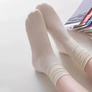 골지 돌돌이 스타킹 중목양말 7color DK-0181