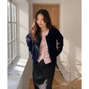 제너럴아이디어 [루피타 PICK]더블 레이어드 크루넥 가디건 [NAVY] GF1LKC509 382601