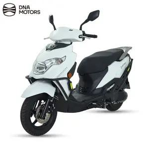 디앤에이모터스 VX125 오토바이 스쿠터 입문용 출퇴근 배달 26년식 리어백+독도헬멧+전용범퍼