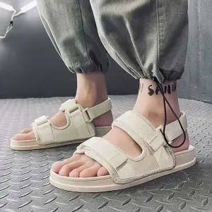 편한샌들남자샌달 여름 용 스트랩 휴양지 바캉스 남성 샌들 코디