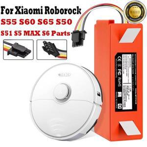 샤오미 로보락 E4 E5 E20 및 T6 진공청소기용 교체 배터리 14.4V 12800mAh