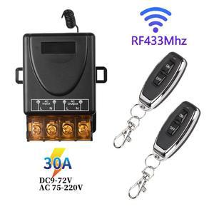RF 433MHZ 무선 리모컨 스위치 24V 30 220V 48V 12V 110V 72V