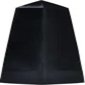 JIC 젬 블랙 옵시디언 힐링 크리스탈 지팡이 대형 4면 포인트 오벨리스크 젬스톤 내추럴 레이키 에너지