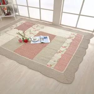 먼지안나는 퀼팅면카페트 순면누빔패드 초대형 면누빔캇페트 거실매트