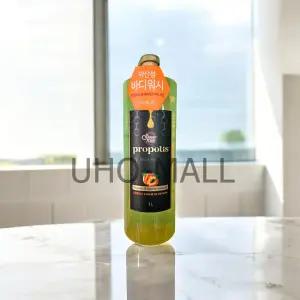 애경 샤워메이트 바디워시 프로폴리스 1L 용기형 1개입 살구씨