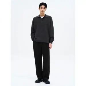 에잇세컨즈 [매일슬랙스] 세미와이드핏 밴딩 이지 팬츠 블랙 286407