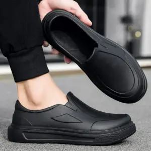 [에이치플러스몰]남성 장마철 방수 레인부츠 캐주얼 데일리 장화 숏부츠