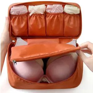 여행 캠핑 출장 사각 파우치 속옷 화장품 다용도 휴대용 분리수납 깔끔 방수 수영장