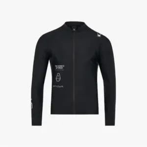 래쉬가드 PQF SPJMCNFT321M-BLK 더턴 남성 그래픽 집업 래쉬가드