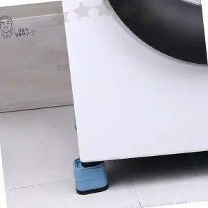 세탁기 하단 고무 받침 패드 미끄럼 방지 고정 스토퍼 진동 흡수 소음 차단 안전