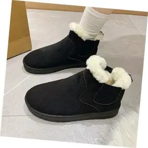 겨울패션부츠 3컬러 여성 겨울 털기모 내피 방한부츠