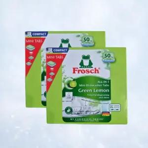 프로쉬 올인원 그린레몬 식기세척기 세제 미니 50개입 2박스