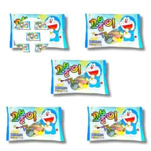 5개 지렁이모양젤리 꼬불이젤리 과일맛젤리 신젤리