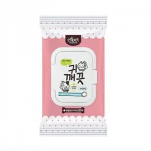 (에티펫) 귀깨끗 물티슈 (30매)