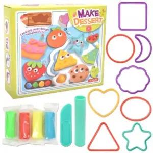 플레이 컬러 도우 클레이 세트 도형틀 찍기/놀이/아이/파스텔/촉감/발달/자극/교육/완구/색감/능력/인지