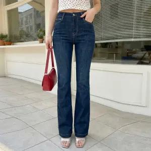 엠보진청부츠컷 여름 하우룩 밴딩 린넨 쿨맥스 데님 부츠컷