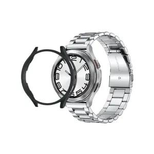 갤럭시워치6 클래식 47mm 하드 케이스+메탈 스트랩 muB8+2VFK