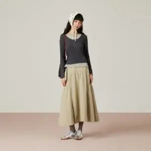 [롯데백화점]DEWL 프릴 롱슬리브 레이어드 티셔츠 D254MSM039