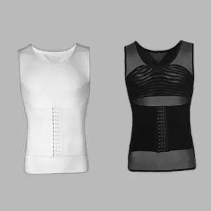 남성 체형보정 코르셋 압박 나시 몸매보정 언더웨어
