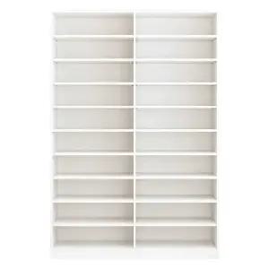 학원 신발장 공부방 헬스장 오픈형 5단 화이트