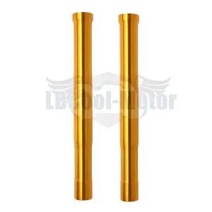 바이크 오토바이쇼바 리어 서스펜션 골드 블랙 오토바이 전면 외부 포크 튜브 쌍 스즈키 GSX-S750 - 파이프