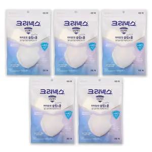 크리넥스 라이트핏 슬림 쿨 화이트 대형 KF-AD 마스크 3매입 x 5봉