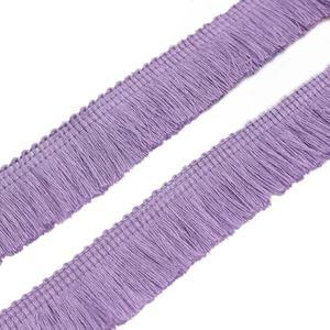 27야드 폴리에스터 트림 패브릭 프린지, 여아용 의류 드레스 스커트 가방 레이스 테두리 프린지 커튼 트림, 리본 너비 보헤미안 태슬 장식용 바느질 2.5CM(1인치) 공예(라일락)