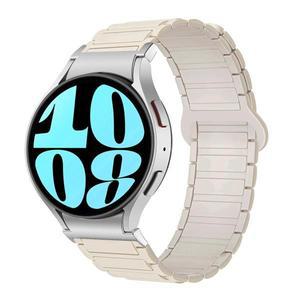 삼성 갤럭시 워치용 마그네틱 루프 스트랩, 실리콘 20mm 시계 밴드, 7, 6, 5, 4, 40mm, 44mm, 4, 6 클래식,