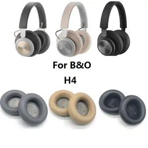 Bang  Olufsen B  O H4 용 이어 패드 교체용 이어 베개 쿠션 플라스틱 버클 포함 귀마개 커버