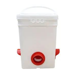 닭 병아리 조류 사료통 모이통 실속형사각엘보사료통 18리터 10kg