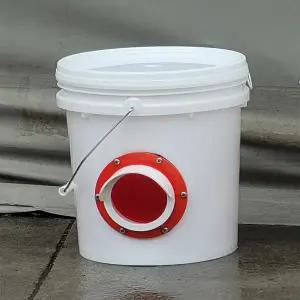 닭 병아리 조류 사료통 모이통 고급형엘보사료통 15리터 9.5kg