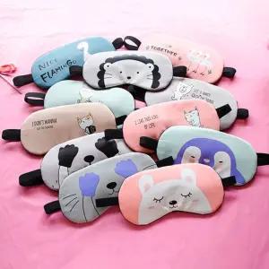 수면 안대 고양이 캐릭터 아이마스크 귀여운 눈가리개 편안한 수면용품 WTI1+3PwL