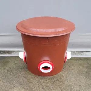 닭 병아리 조류 사료통 모이통 고급형엘보사료통 45리터 25kg