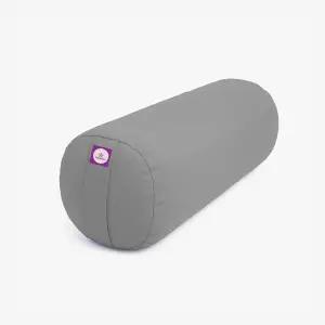 요가와 명상을 위한 요기쿠티 옌가르 요가 볼스터 - 손잡이가 있는 가벼운 면 지지 베개로 쉽게 휴대할 수