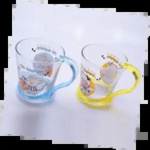 유리머그컵 투명 디자인 내열성 고급스러운 감성 카페용 집에서 즐길 수 있는 커피컵 400ml