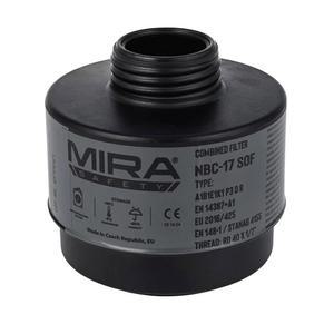 미라 세이프티 - NBC-17 SOF 단일 40mm 마스크 필터 다중 NATO 표준 크기(40mm x 1/7