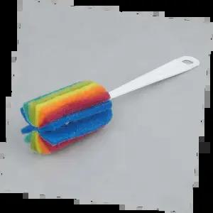 젖병솔브러쉬 세척 노즐 특수 브러쉬 부드러운 헤드 아기 젖병 유아 안전 청소 도구