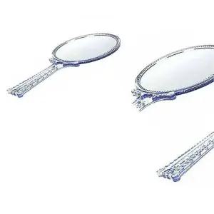 [에스에스_62]소 미니거울 예쁜손거울 화장거울 휴대용 1개